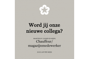 VACTURE : Chauffeur/magazijnmedewerker 
